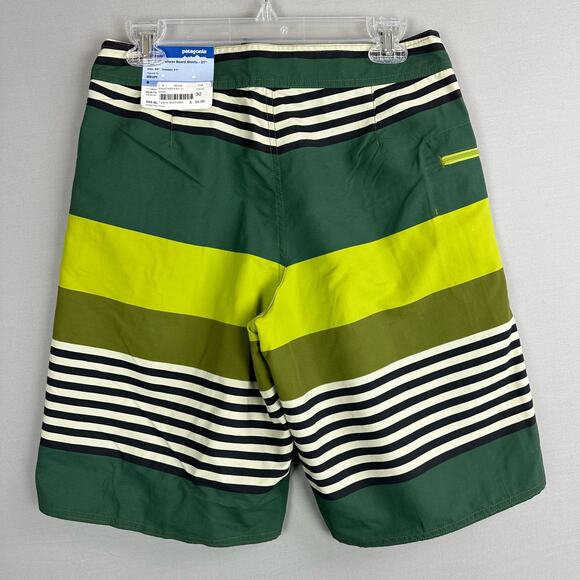 Patagonia Wavefarer 21” Board Shorts Men’s 30 No Stretch Side Pocket Cinch Fly - Picture 9 of 9